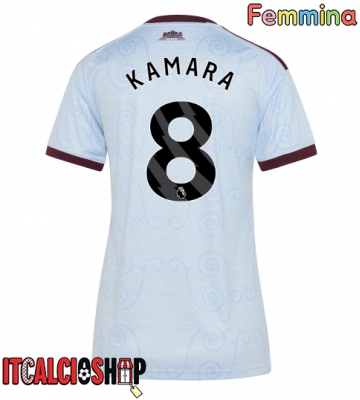 Aston Villa Boubacar Kamara #8 Terza Maglia Femmina 2026-27 Manica Corta
